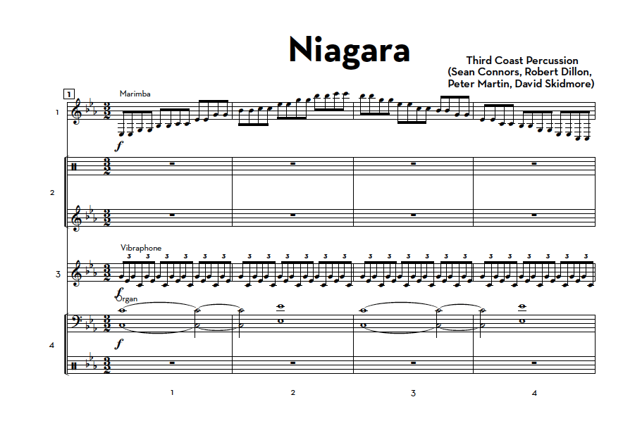 Percussion sheet music on sale